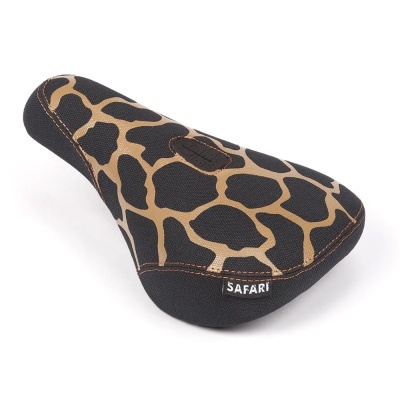 Selim de bicicleta padrão pele de girafa