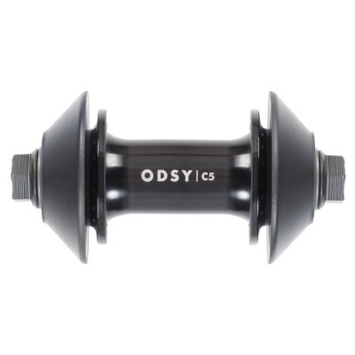 Cubo de bicicleta ODSY C5 preto com texto branco