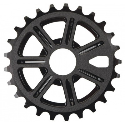 Engrenagem preta para bicicleta com 24 dentes