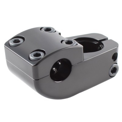 Suporte preto para bicicleta com parafusos