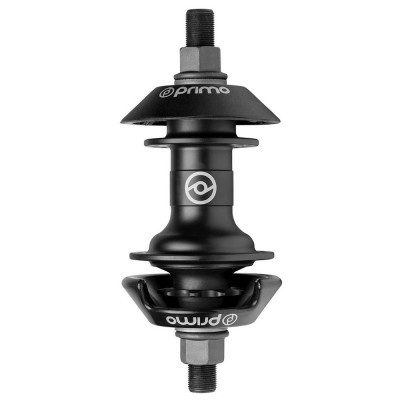 Cubos de bicicleta preto com logótipo primo e símbolo branco