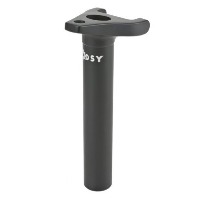 Suporte de cana de pesca preto com texto DY em branco