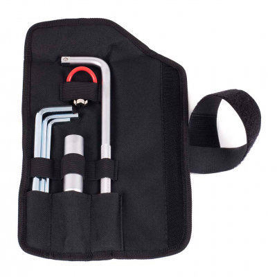 Conjunto de ferramentas chaves allen em bolsa preta