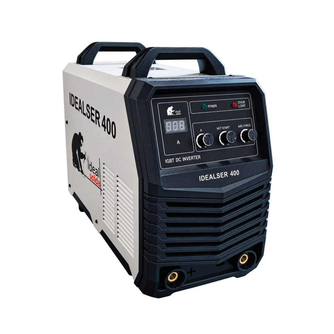 Máquina de soldar inversora TIG DC Idealser 400 com mostrador digital e botões