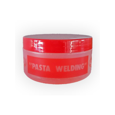 Frasco de pasta welding com tampa vermelha