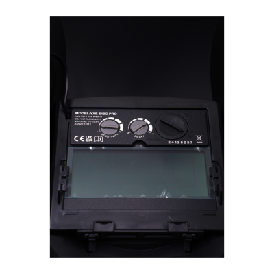 Painel de controlo preto com botões e mostrador digital do modelo YXE-510G PRO