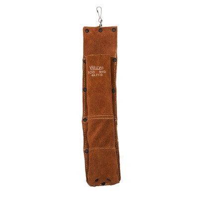 Bolsa castanha para cana de pesca com texto WELIDAS ROD BAG 44-7110