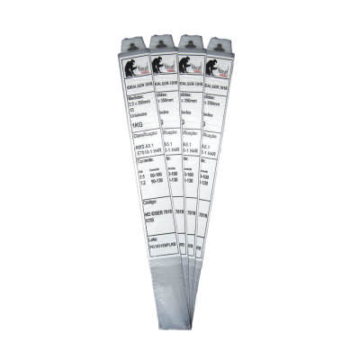 Conjunto de quatro caixinhas brancas com etiquetas do produto IDEALSER 7018