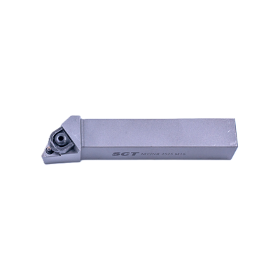 Ferramenta de corte metálica cinzenta para tornos com texto SCT MTJNR 2525 M16