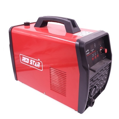 Maquina de soldar red star vermelha e preta