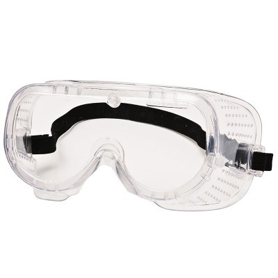 Óculos de proteção transparentes com faixa elástica preta