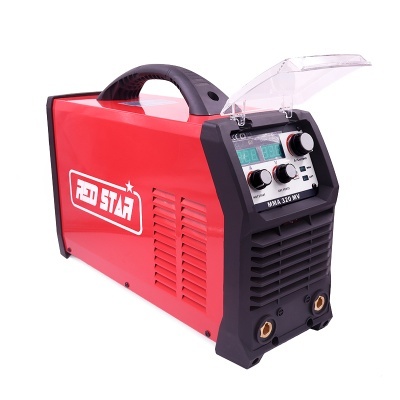 Máquina de soldar portátil vermelha e preta RED STAR MMA 320 W