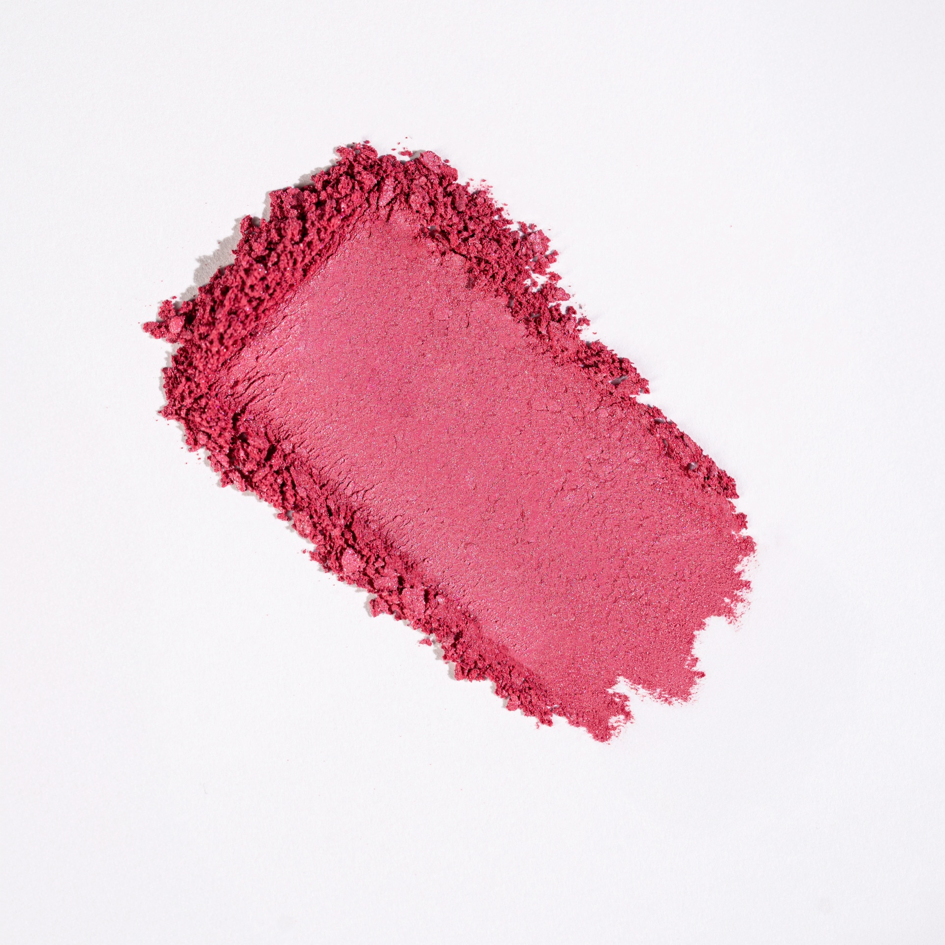 Blush Compacto Lara Beauty Pó compacto de maquilhagem rosa vivo com brilho
