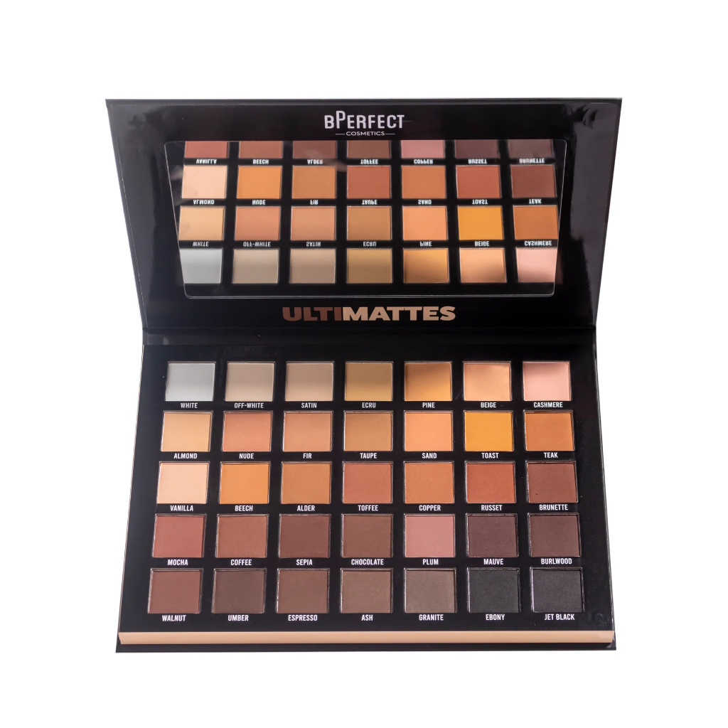 Paleta de Sombras Ultimattes BPerfect Paleta de maquilhagem bPERFECT ULTIMATTES com 42 tons mate