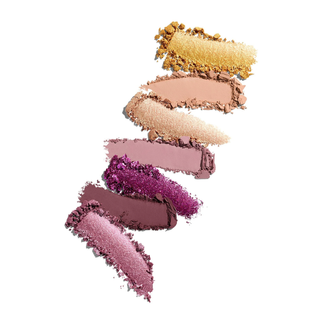 Paleta de Sombras 35te Tease The Season Artistry Palette Morphe Pigmentos de sombra de olhos esmagados em várias cores em fundo branco