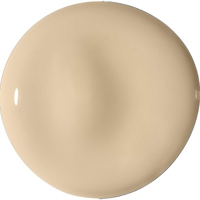 Amostra circular de creme de maquilhagem bege claro