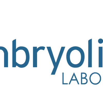 Logotipo Embryolisse LABORATOIRES em azul