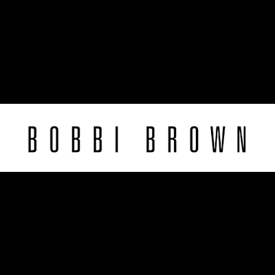 Logótipo preto da marca BOBBI BROWN em fundo branco