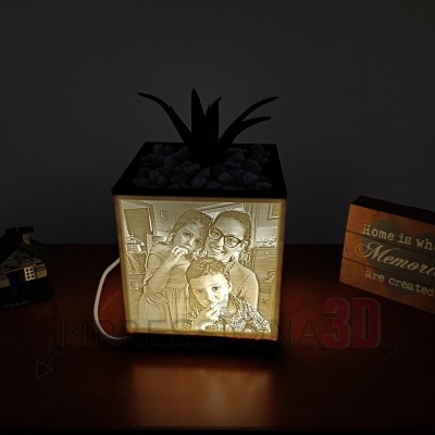 Vaso&#x20;Cubo&#x20;4&#x20;Fotos&#x20;-&#x20;Ilumina&#x00E7;&#x00E3;o&#x20;220V