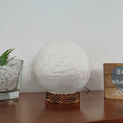 Lua&#x20;Candeeiro&#x20;Foto&#x20;3D&#x20;-&#x20;&#x28;ilumina&#x00E7;&#x00E3;o&#x20;220V&#x29;