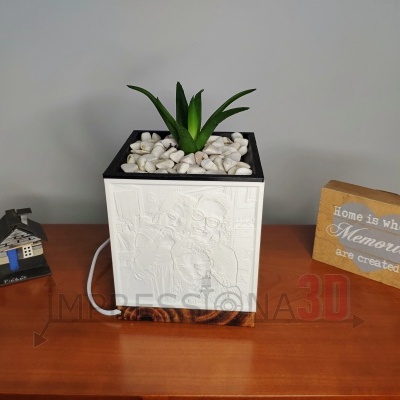 Vaso&#x20;Cubo&#x20;4&#x20;Fotos&#x20;-&#x20;Ilumina&#x00E7;&#x00E3;o&#x20;220V