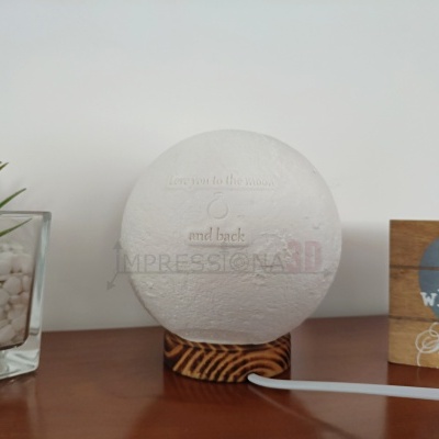 Lua&#x20;Candeeiro&#x20;Foto&#x20;3D&#x20;-&#x20;&#x28;ilumina&#x00E7;&#x00E3;o&#x20;220V&#x29;