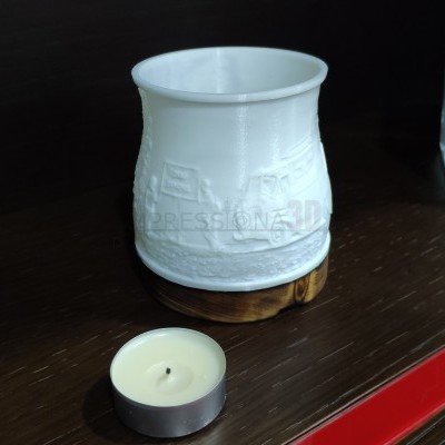 Copo&#x20;Porta&#x20;Velas&#x20;Foto&#x20;3D