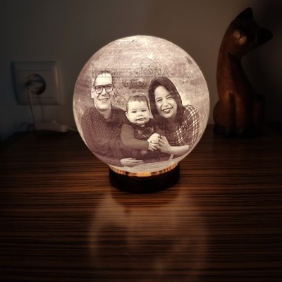 Lua&#x20;Candeeiro&#x20;Foto&#x20;3D&#x20;-&#x20;&#x28;ilumina&#x00E7;&#x00E3;o&#x20;220V&#x29;