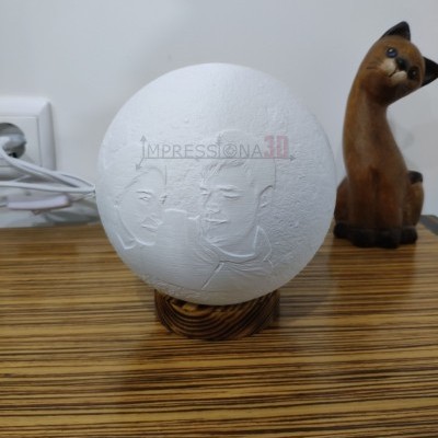 Lua&#x20;Candeeiro&#x20;Foto&#x20;3D&#x20;-&#x20;&#x28;ilumina&#x00E7;&#x00E3;o&#x20;220V&#x29;