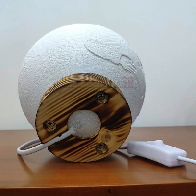 Lua&#x20;Candeeiro&#x20;Foto&#x20;3D&#x20;-&#x20;&#x28;ilumina&#x00E7;&#x00E3;o&#x20;220V&#x29;