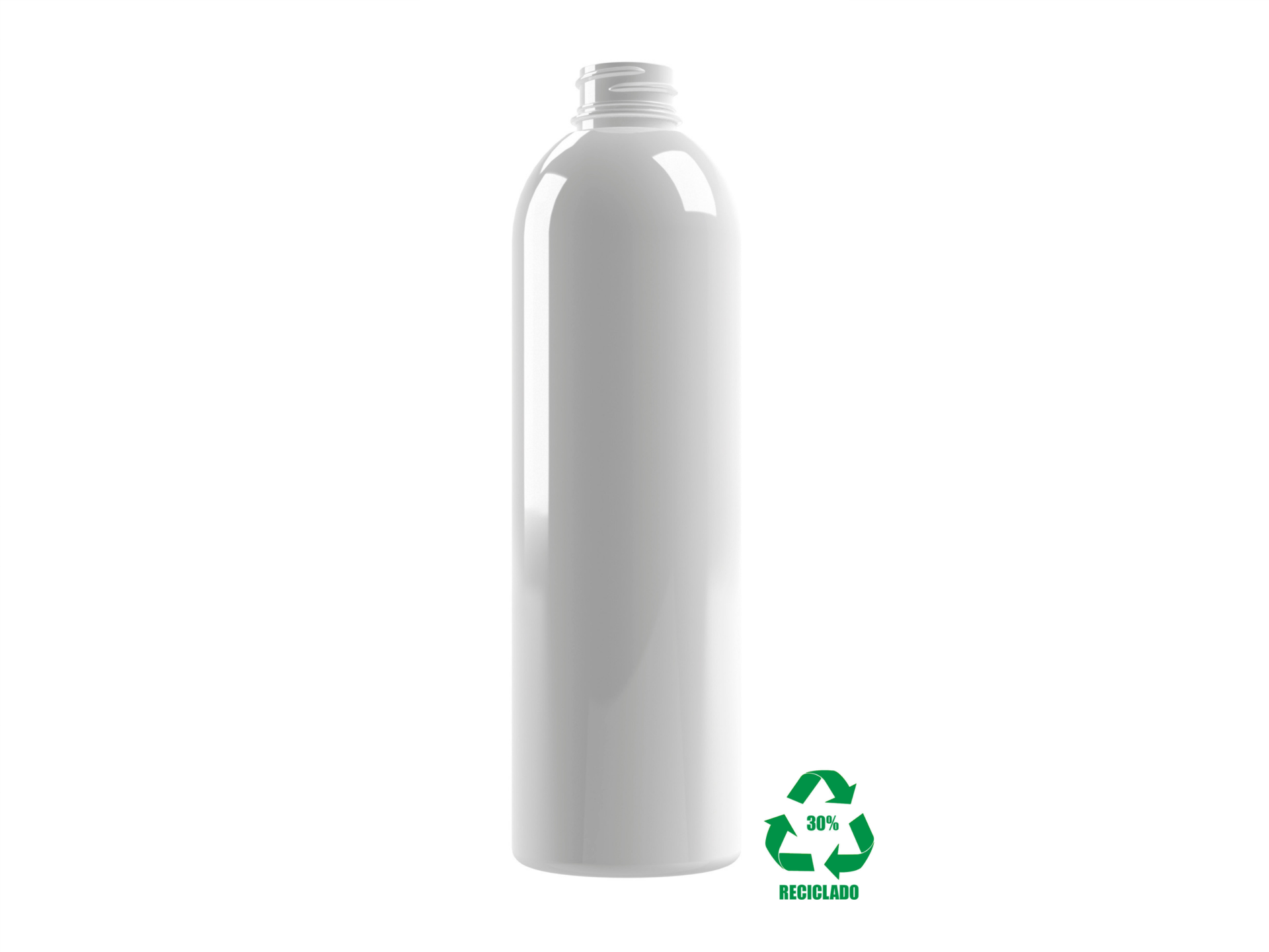 Frasco rPET(30%) 500ml M2 cilíndrico 28/410 INV 28g Frasco rPET(30%) 500ml M2 cilíndrico 28/410 INV 28g