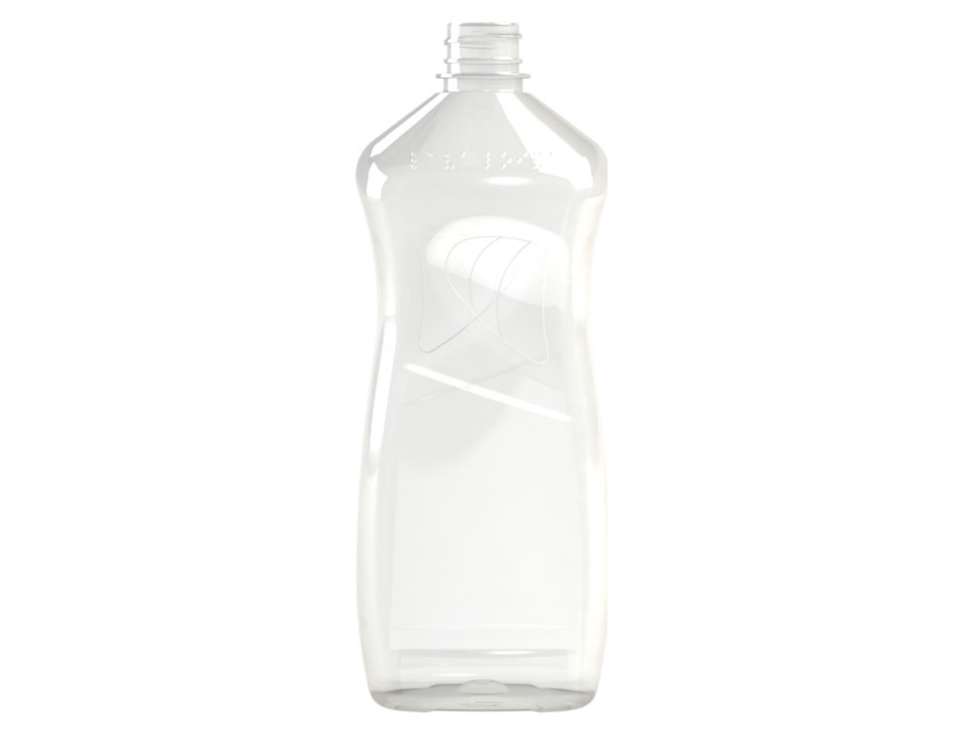 Frasco PET 1000ml LL M1 28/410 INV c/anel c/braille 45gr Frasco PET 1000ml LL M1 28/410 INV c/anel c/braille 45gr