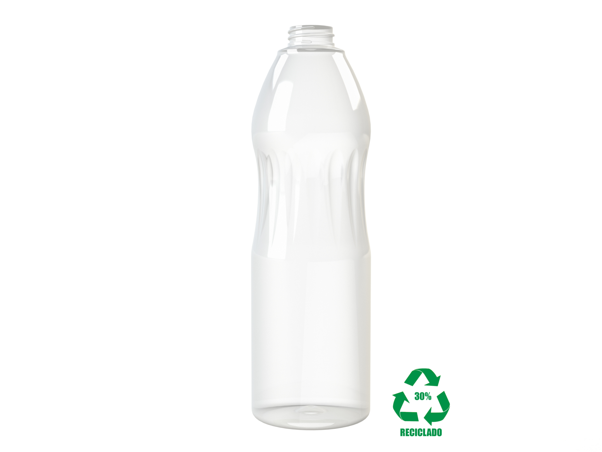 Frasco rPET(30%) 900ml Top Down Frasco rPET(30%) 900ml Top Down