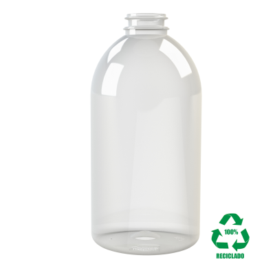 Frasco rPET(100%) 500ml M1 cilíndrico 29-21