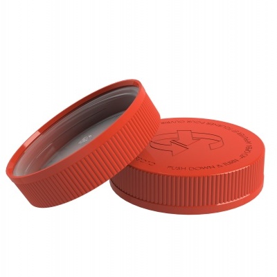 Tampa dupla rosca c/ segurança B/L 63 1E