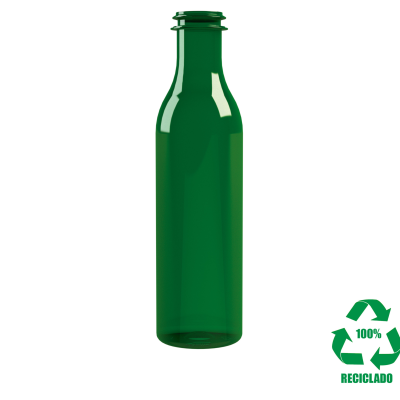 Frasco rPET(100%) 250ml M3 cilíndrico 29-21