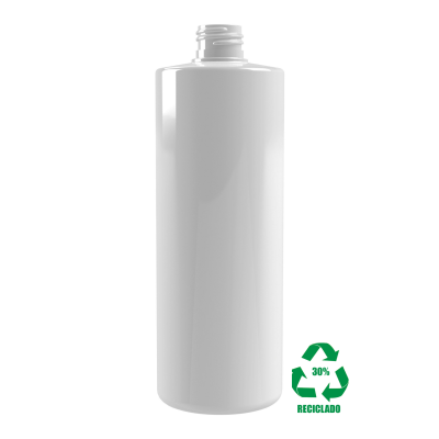 Frasco rPET(30%) 500ml M4 cilíndrico 24/410 33gr