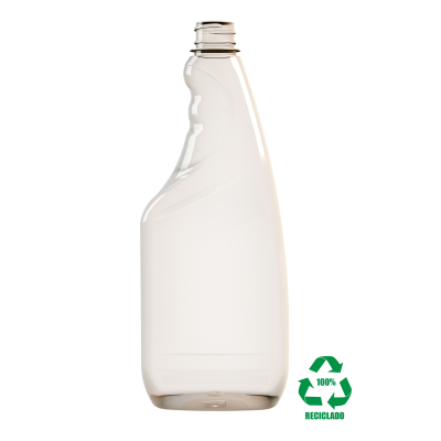 Frasco rPET(100%) 750ml trigger M1 28/410