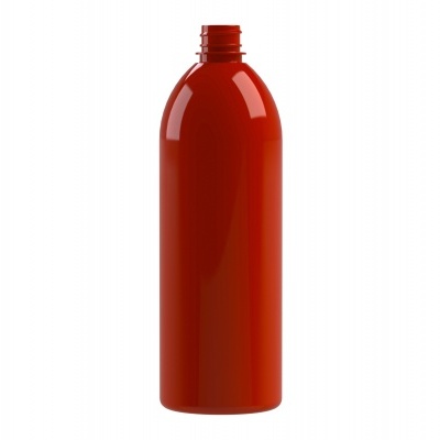 Frasco PET 1000ml M1 cilíndrico 28/410 INV c/anel 45gr