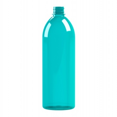 Frasco PET 1000ml M1 cilíndrico 28/410 INV c/anel 45gr