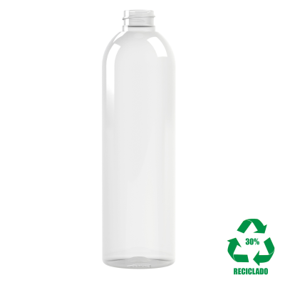 Frasco rPET(30%) 500ml M2 cilíndrico 28/410