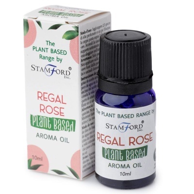 Frasco e embalagem de óleo aromático Regal Rose da Stamford