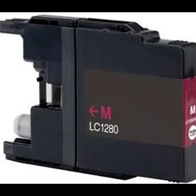 Cartucho de tinta LC1280 magenta preto para impressora