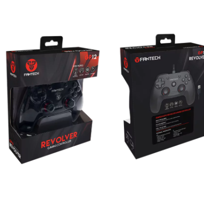 Comando de videojogo Fantech GP12 Revolver na embalagem