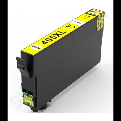 Cartucho de tinta preto com etiqueta amarela 405XL para impressora