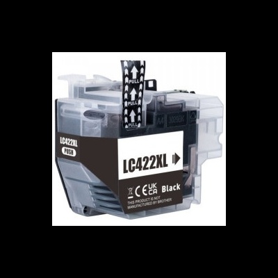 Cartucho de tinta preto LC422XL com etiqueta preta e branca