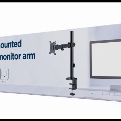 Embalagem de braço de monitor para fixar na secretária