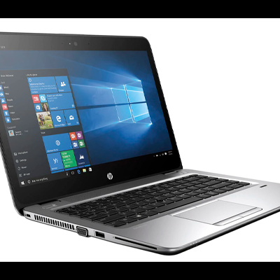 Computador portátil HP com ecrã Windows 10 aberto