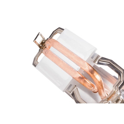 Elemento de aquecimento com barras de cobre e suportes brancos