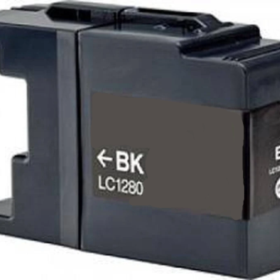 Cartucho de tinta preto para impressora LC1280